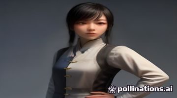 火影忍者雏田同人动画与MMD视频截图，3D建模雏田角色在忍者对战场景中，画面充满动态感与技术美感